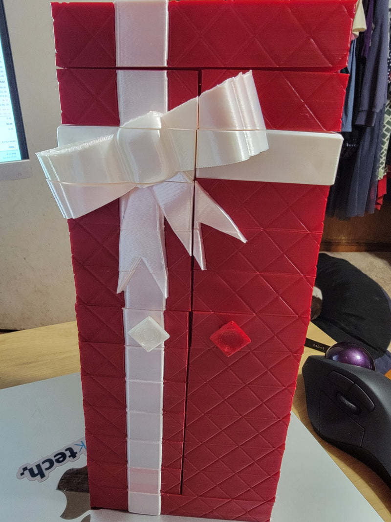 Gift box with and for a surprise.