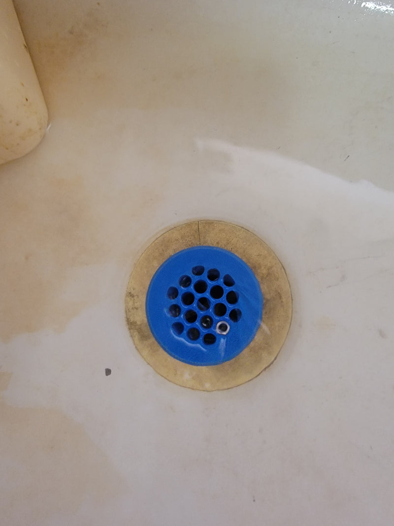 Sink strainer - I have an odd size sink drain, but was able to make this to fit.