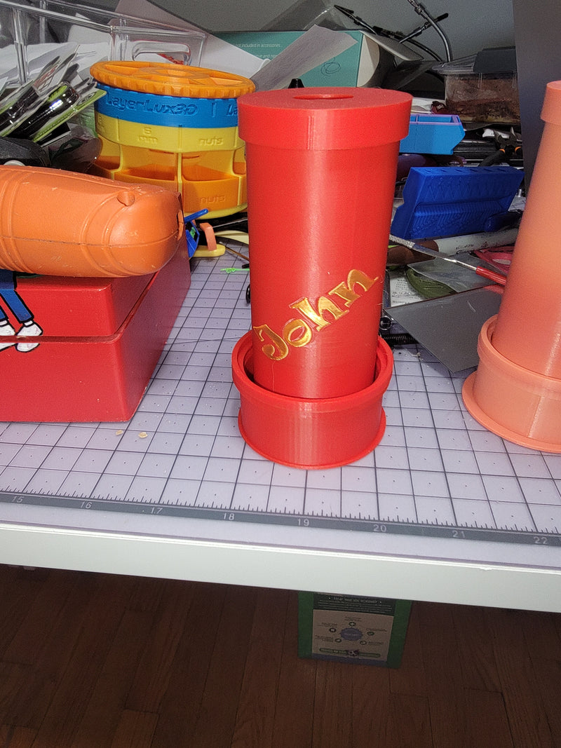 Kaleidoscope for kids - no glass, and easily customized.