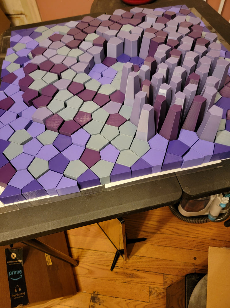 Artwork that took months to print and LOTS of filament!
