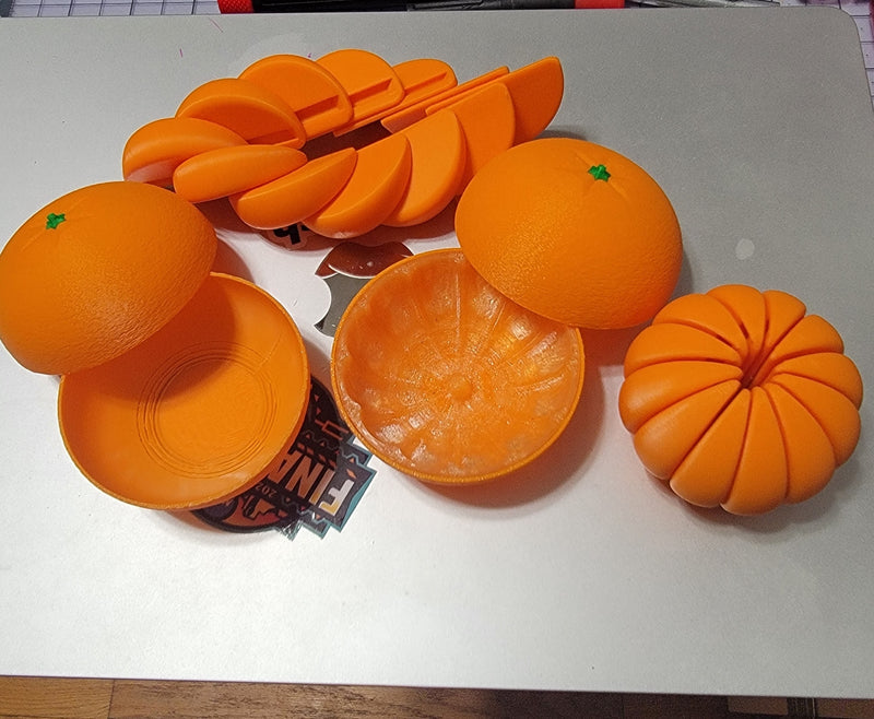 Orange fidgets