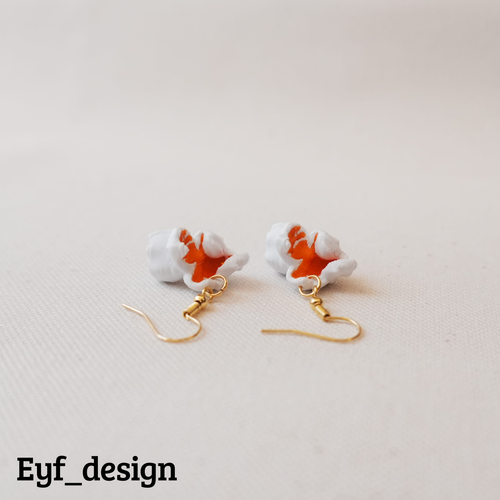 Popcorn Earring by Eyf_Design