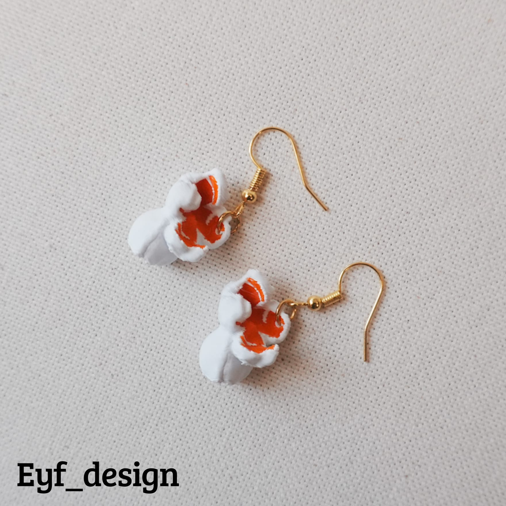 Popcorn Earring by Eyf_Design